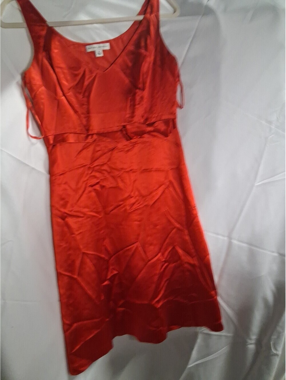 Vintage Banana Republic 100% Silk A-Line Cocktail Dress Size 4 M2